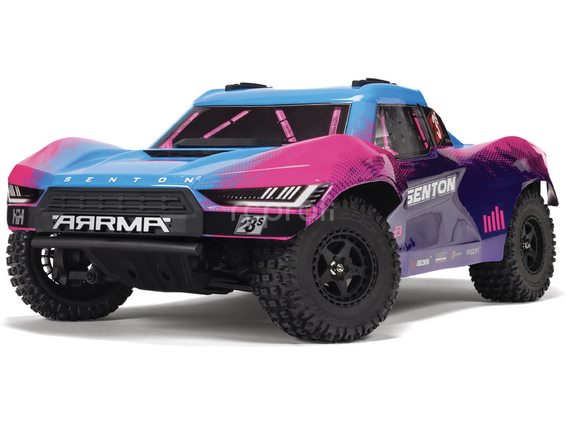 RC auto Arrma Senton 223S BLX 4WD 1:10 RTR DSC, červená