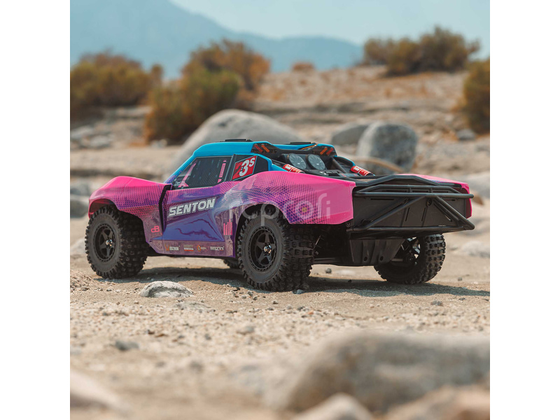 RC auto Arrma Senton 223S BLX 4WD 1:10 RTR DSC, modrá