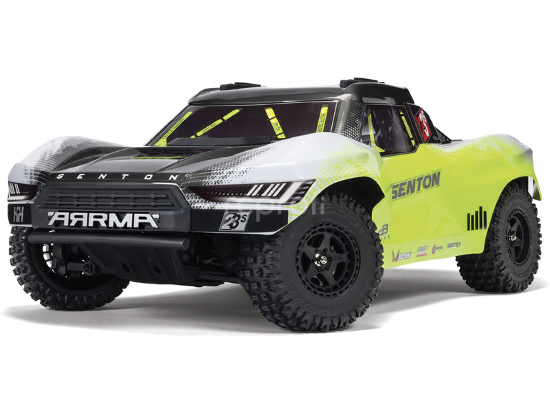 RC auto Arrma Senton 223S BLX 4WD 1:10 RTR DSC, modrá