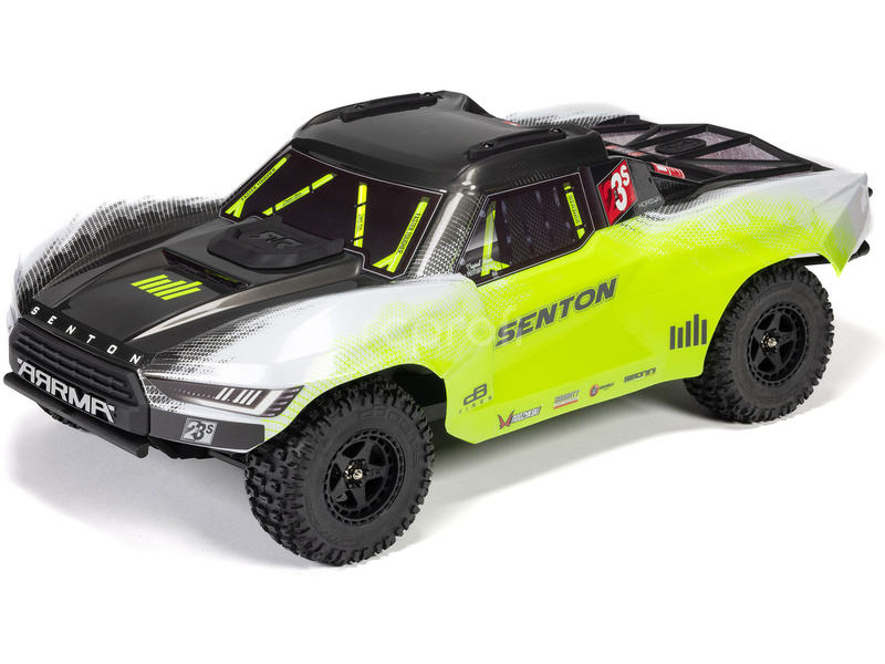 RC auto Arrma Senton 223S BLX 4WD 1:10 RTR DSC, modrá