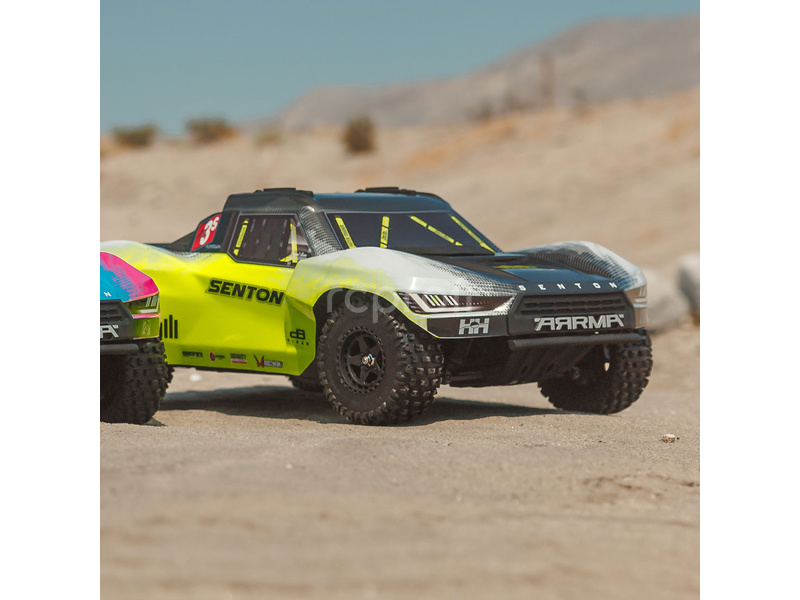 RC auto Arrma Senton 223S BLX 4WD 1:10 RTR DSC, modrá