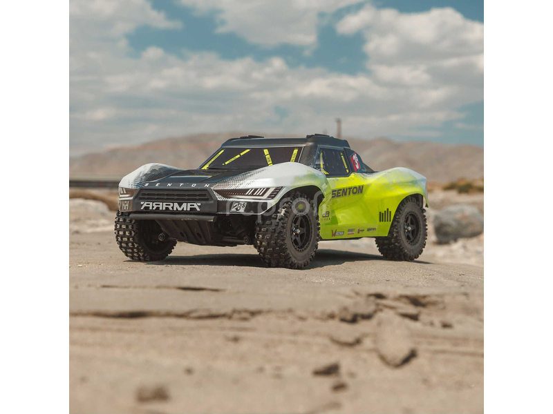 RC auto Arrma Senton 223S BLX 4WD 1:10 RTR DSC, modrá