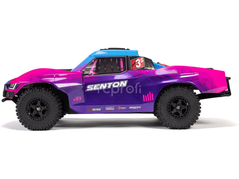 RC auto Arrma Senton 223S BLX 4WD 1:10 RTR DSC, modrá