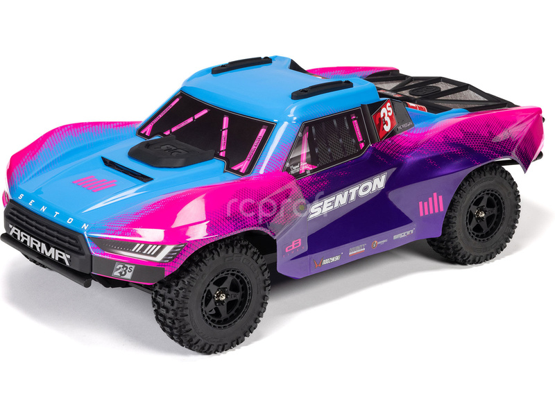RC auto Arrma Senton 223S BLX 4WD 1:10 RTR DSC, modrá