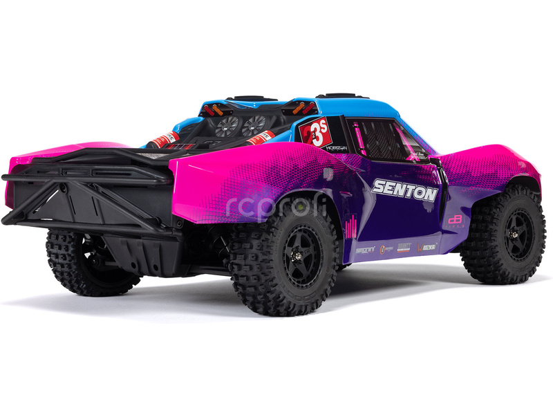 RC auto Arrma Senton 223S BLX 4WD 1:10 RTR DSC, modrá