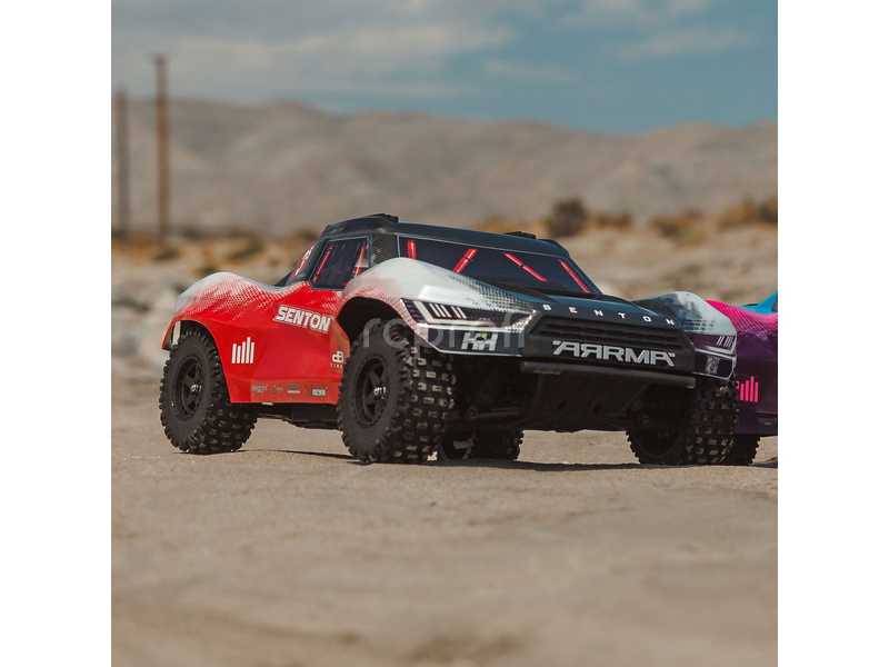 RC auto Arrma Senton 223S BLX 4WD 1:10 RTR DSC, modrá