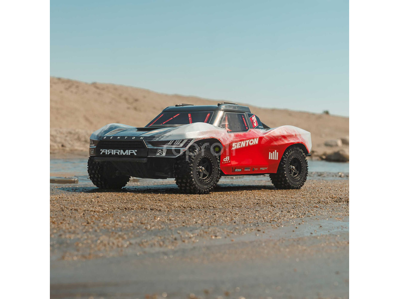 RC auto Arrma Senton 223S BLX 4WD 1:10 RTR DSC, modrá