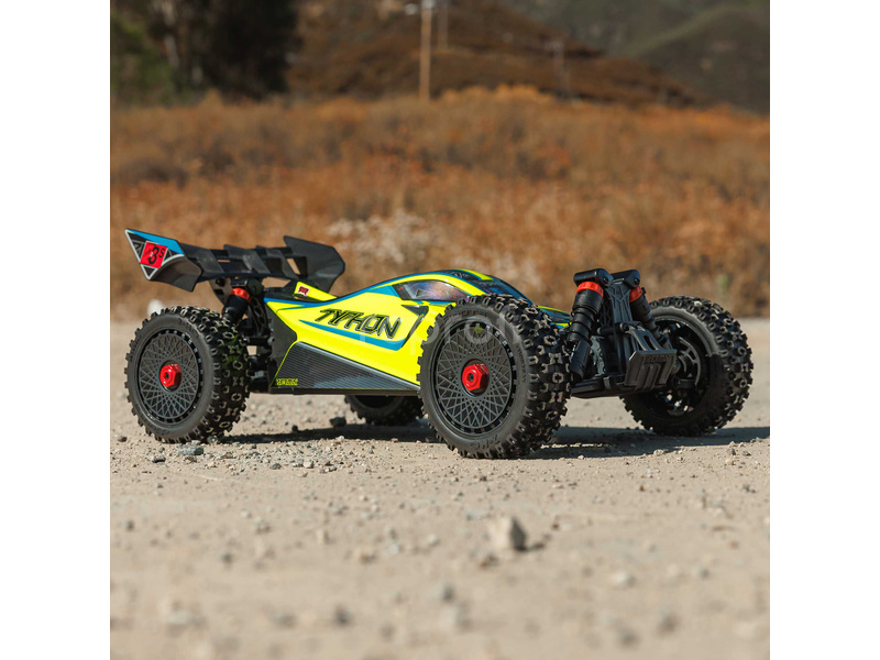RC auto Arrma Typhon 223S BLX 1:8 4WD RTR DSC, žlutá