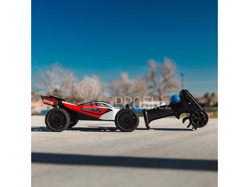 RC auto Arrma Typhon Grom 1:18 4WD Smart RTR, červená