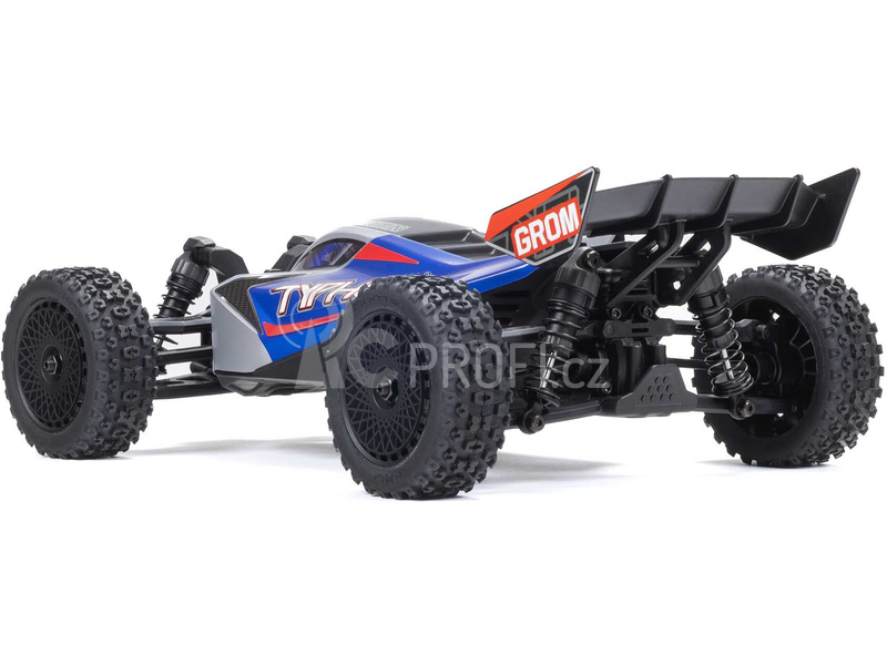 RC auto Arrma Typhon Grom 1:18 4WD Smart RTR, červená