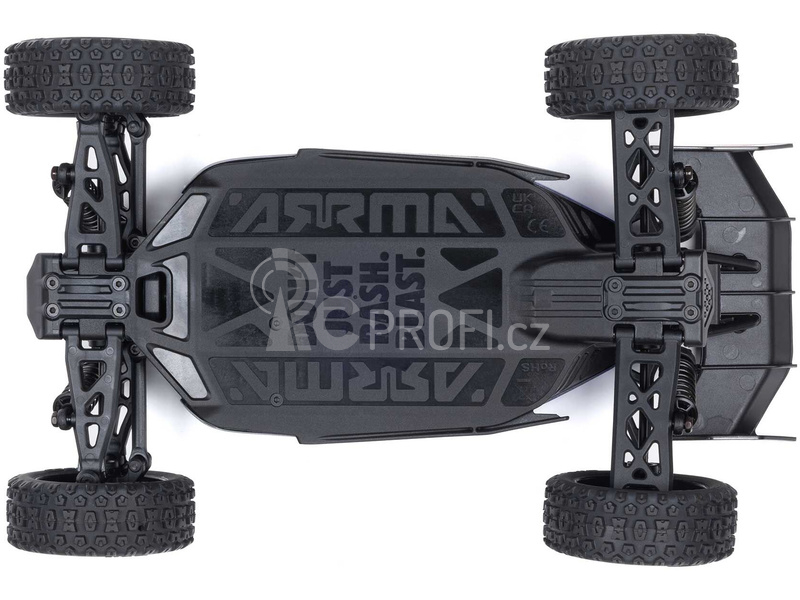 RC auto Arrma Typhon Grom 1:18 4WD Smart RTR, červená