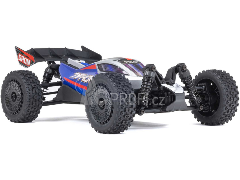 RC auto Arrma Typhon Grom 1:18 4WD Smart RTR, modrá