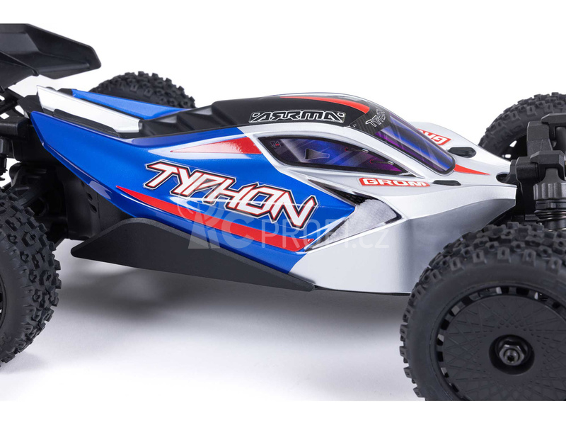 RC auto Arrma Typhon Grom 1:18 4WD Smart RTR, modrá