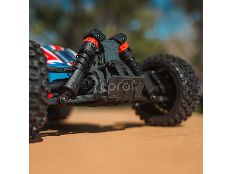 RC auto Arrma Typhon Mega 665 1:8 4WD RTR, modrá