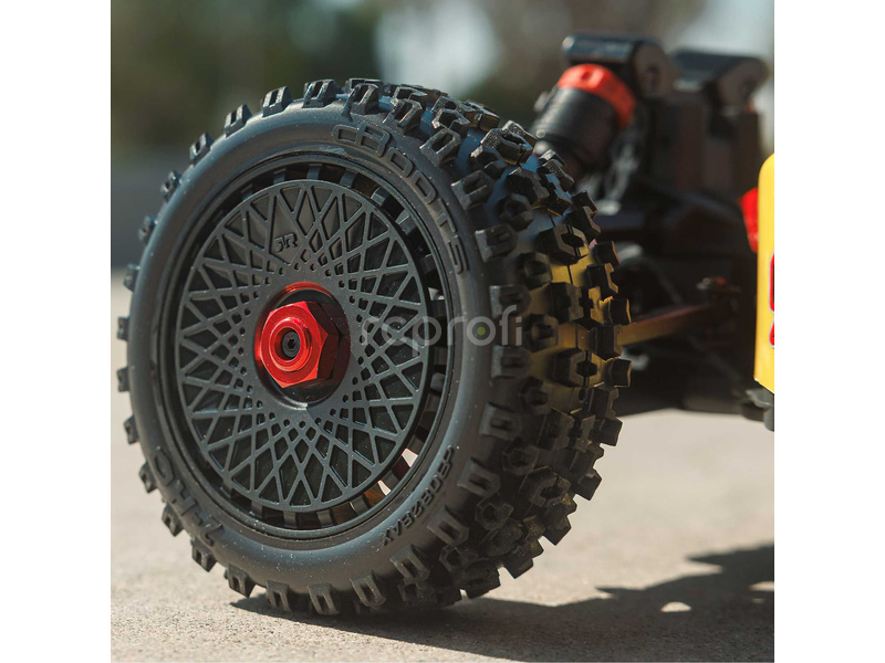 RC auto Arrma Typhon Mega 665 1:8 4WD RTR, modrá