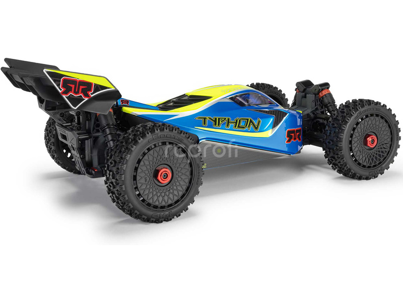 RC auto Arrma Typhon Mega 665 1:8 4WD RTR, modrá