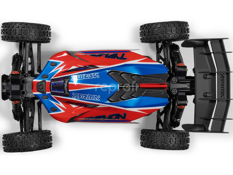 RC auto Arrma Typhon Mega 665 1:8 4WD RTR, modrá