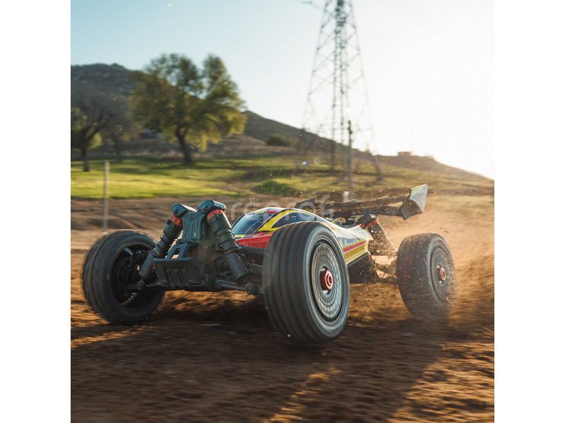 RC auto Arrma Typhon Mega 665 1:8 4WD RTR, modrá