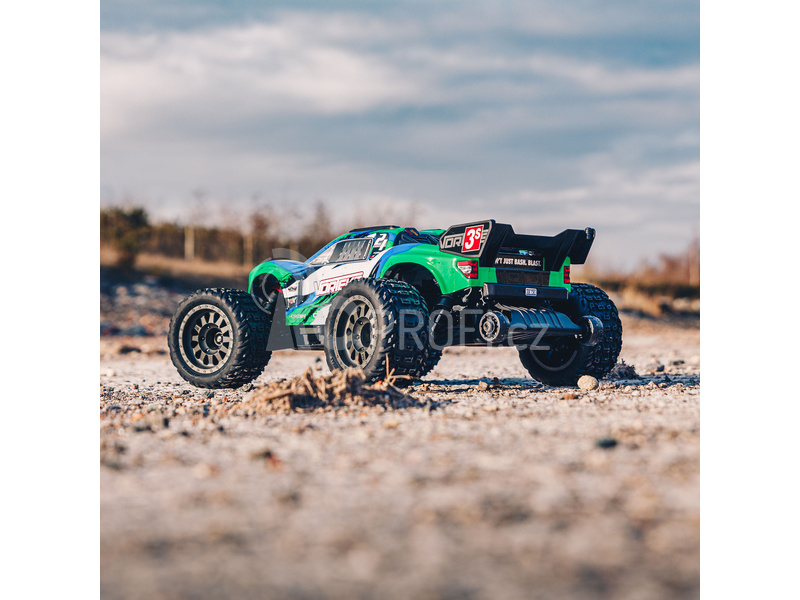 RC auto Arrma Vorteks 3S BLX 1:10 4WD RTR, červená