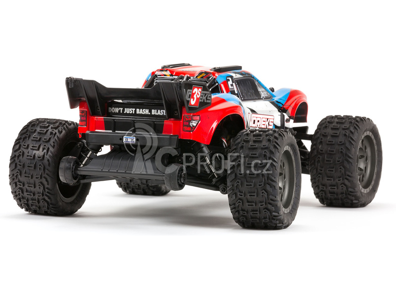 RC auto Arrma Vorteks 3S BLX 1:10 4WD RTR, červená