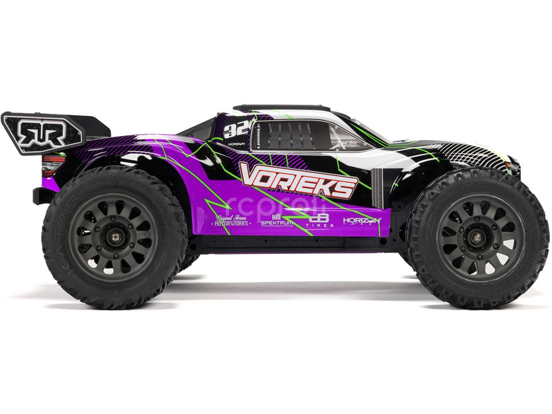RC auto Arrma Vorteks Mega 550 1:10 RTR, fialová