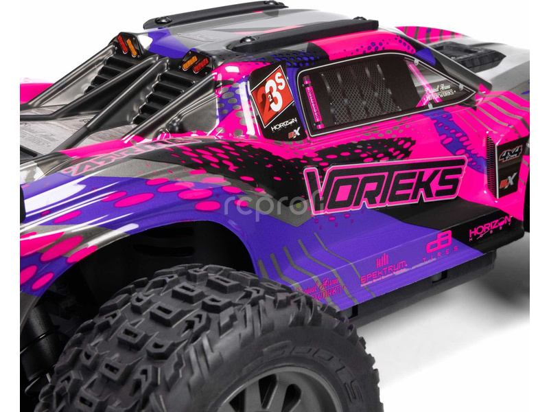 RC auto Arrma Vortex 223S BLX 1:10 4WD RTR DSC, červená