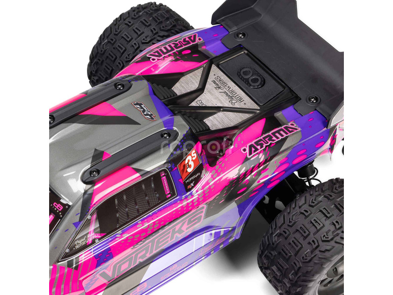 RC auto Arrma Vortex 223S BLX 1:10 4WD RTR DSC, červená