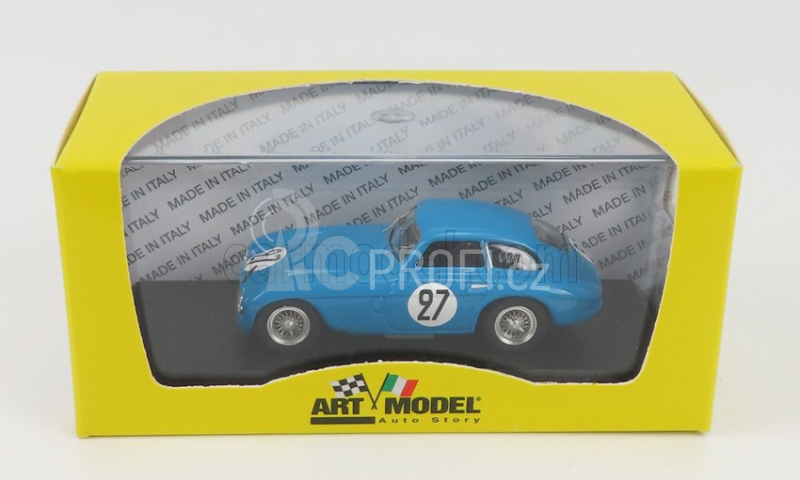 Art-model Ferrari 166mm 2.0l V12 Berlinetta N 27 24h Le Mans 1950 Y.simon - M.kasse 1:43 Blue