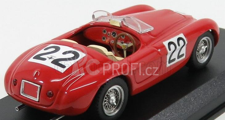 Art-model Ferrari 166mm 2.0l V12 Spider Team Peter Mitchell-thomson N 22 Winner 24h Le Mans 1949 L.chinetti - L.selsdson 1:43 Red