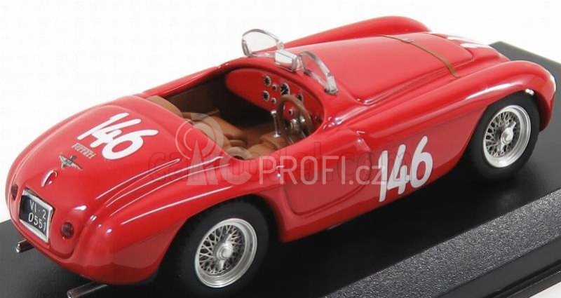 Art-model Ferrari 166mm Barchetta Abarth Spider N 146 Winner Coppa D'oro 1950 G.marzotto 1:43 Red