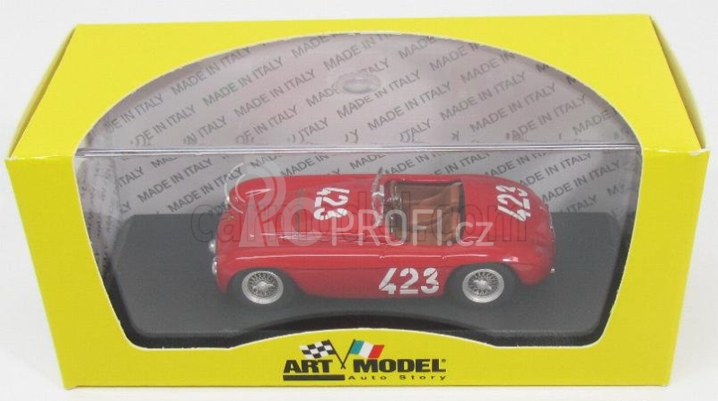 Art-model Ferrari 166mm Barchetta Spider Ch.0034 N 423 1:43, červená