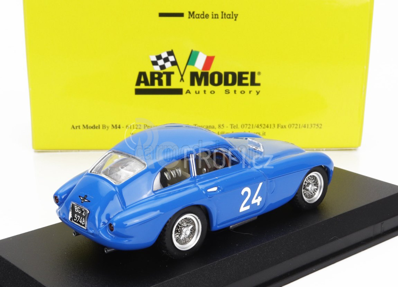 Art-model Ferrari 195s 2.3l V12 Touring Berlinetta N 24 1:43, modrá