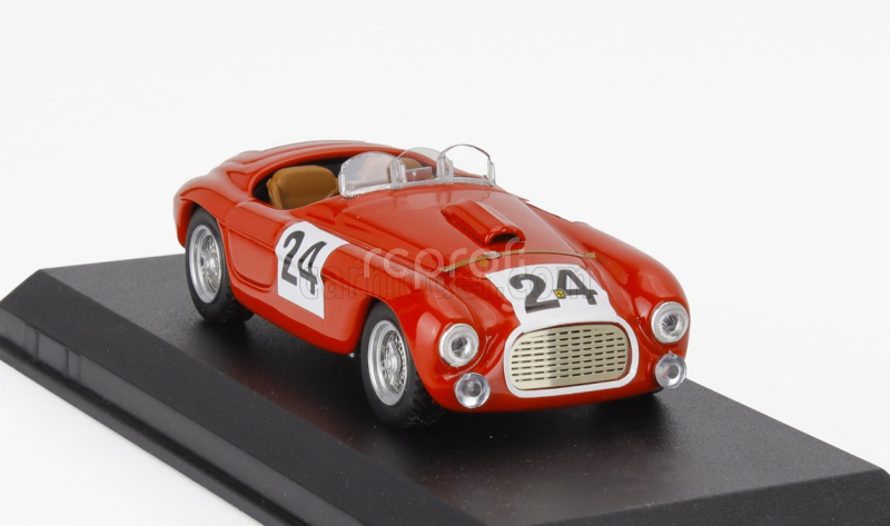 Art-model Ferrari 195s Spider 2.3l V12 Team Luigi Chinetti N 24 24h Le Mans 1950 Luigi Chinetti - Pierre Louis Dreyfus 1:43 Red