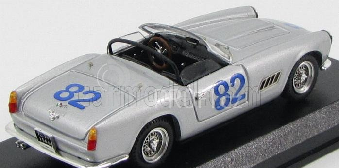 Art-model Ferrari 250 Swb California Spider N 82 Targa Florio 1962 U.de Bonis - R.fusina 1:43 Silver