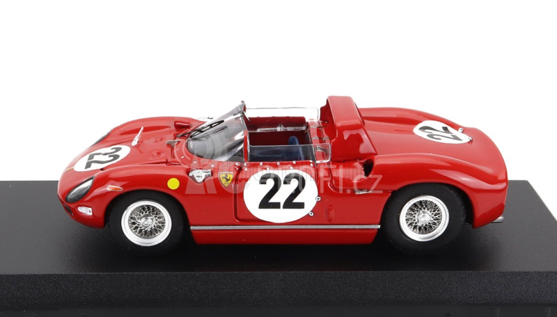 Art-model Ferrari 250p Spider 3.0l V12 Team Sefac Ferrari Spa N 22 1:43, červená