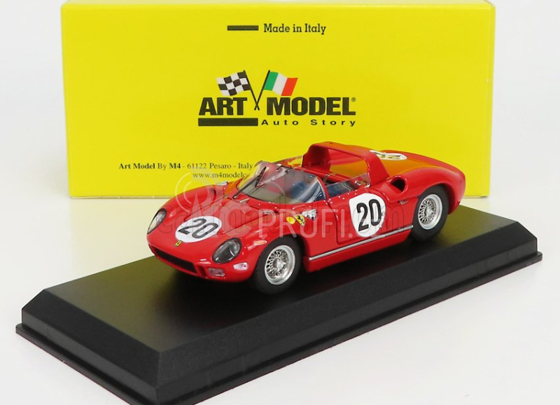 Art-model Ferrari 275p Spider 3.3l V12 Team Ferrari Spa Sefac N 20 1:43, červená