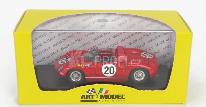 Art-model Ferrari 275p Spider 3.3l V12 Team Ferrari Spa Sefac N 20 1:43, červená