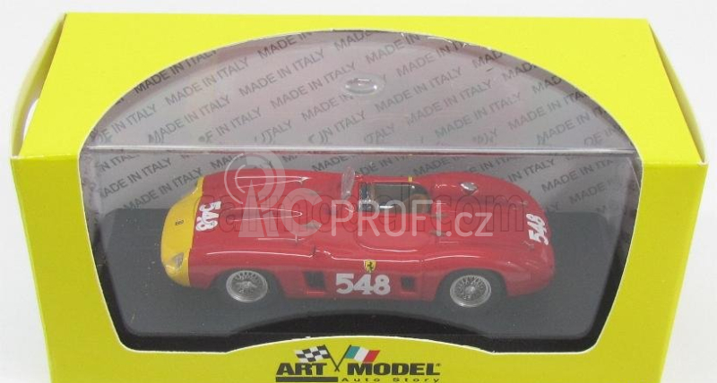 Art-model Ferrari 290mm Spider N 548 Winner Mille Miglia 1956 E.castellotti 1:43 Červená Žlutá
