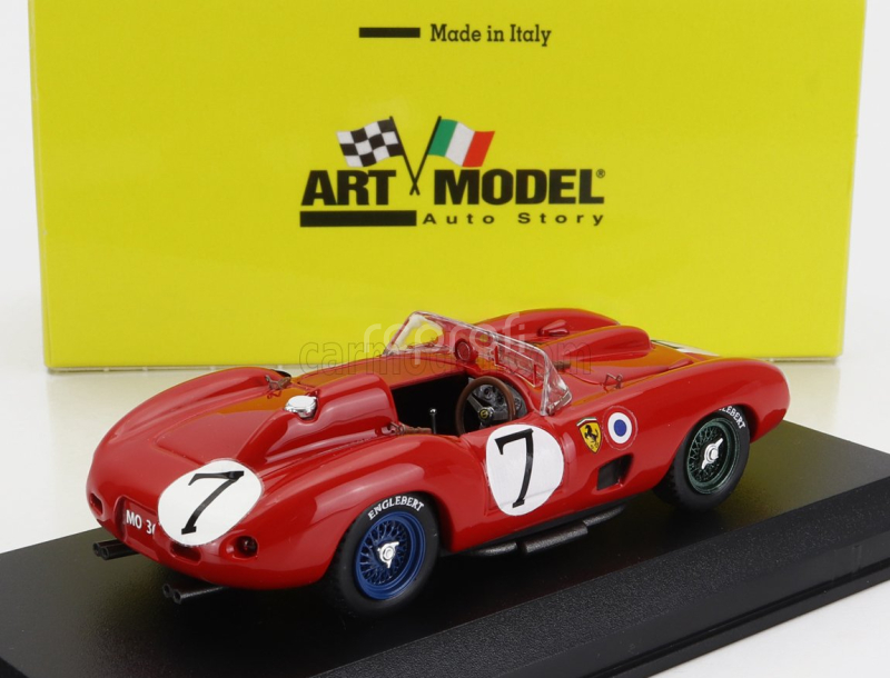 Art-model Ferrari 315s Team Scuderia Ferrari N 7 24h Le Mans 1957 Mike Hawthorn - Luigi Musso 1:43 Red