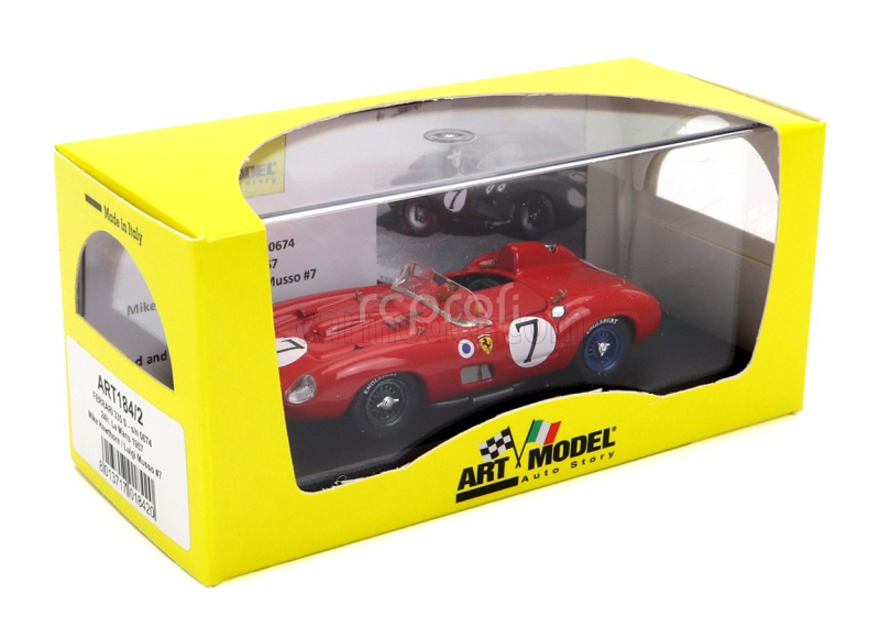 Art-model Ferrari 315s Team Scuderia Ferrari N 7 24h Le Mans 1957 Mike Hawthorn - Luigi Musso 1:43 Red