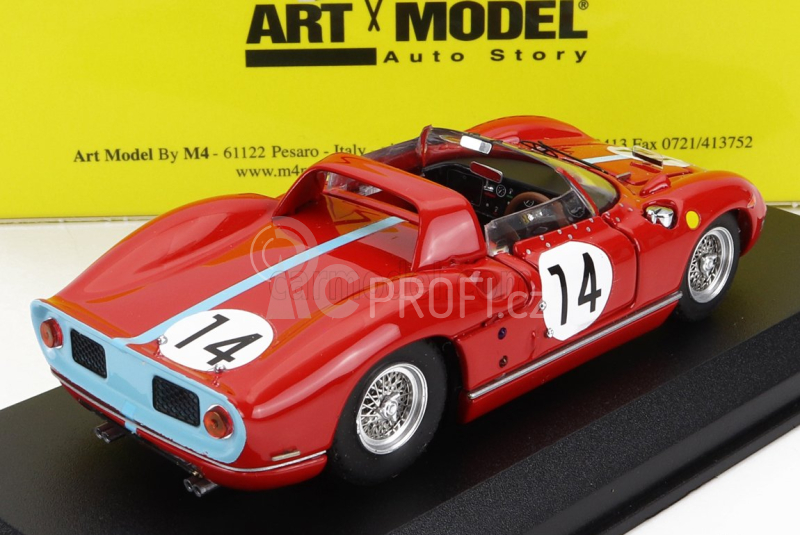 Art-model Ferrari 330p 4.0l V12 Spider Team Maranello Concessionaires N 14 1:43
