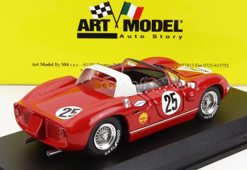 Art-model Ferrari 330p N 25 Sebring 1964 P. Rodriguez 1:43 Červená Bílá