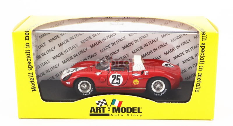 Art-model Ferrari 330p N 25 Sebring 1964 P. Rodriguez 1:43 Červená Bílá