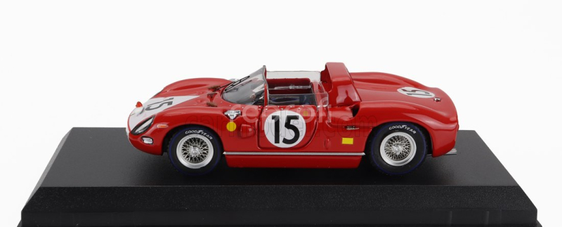 Art-model Ferrari 330p Spider 4.0l V12 Team N.a.r.t. N 15 24h Le Mans 1964 Pedro Rodriguez - Skip Hudson 1:43 Červená Bílá