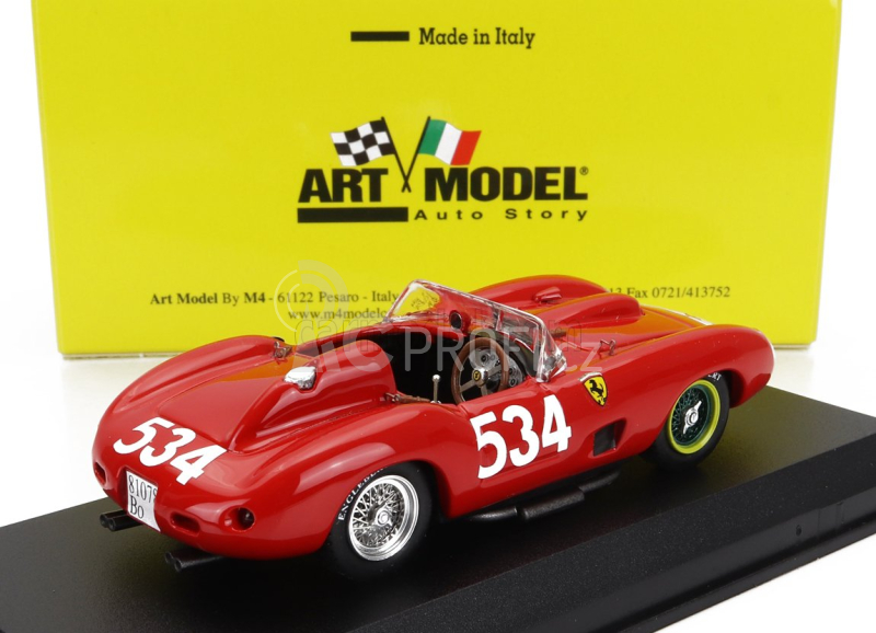 Art-model Ferrari 335s Spider Team Scuderia Ferrari N 534 1:43, červená