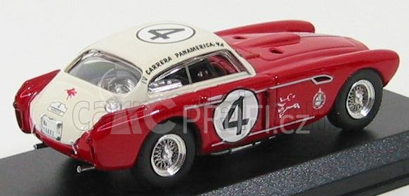 Art-model Ferrari 340 Mexico Ch.0222 Vignale Coupe N 4 1:43, červená