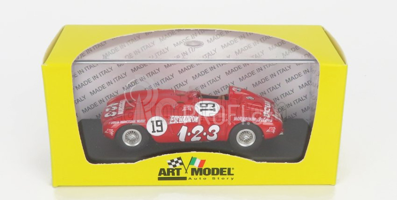 Art-model Ferrari 375 Plus Spider Team Escuadron 1.2.3 N 19 1:43, červená
