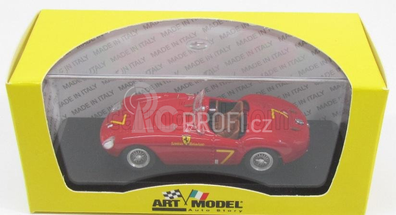 Art-model Ferrari 500 Mondial Spider N 7 Santa Barbara 1955 B.kelsey 1:43 Red