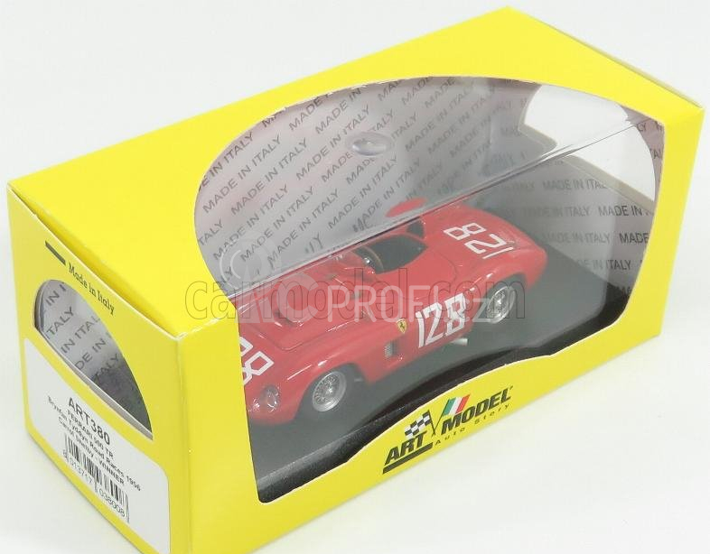 Art-model Ferrari 500 Tr N 128 Ch.0614 Winner Tyddyn Road Races 1956 Carroll Shelby 1:43 Red