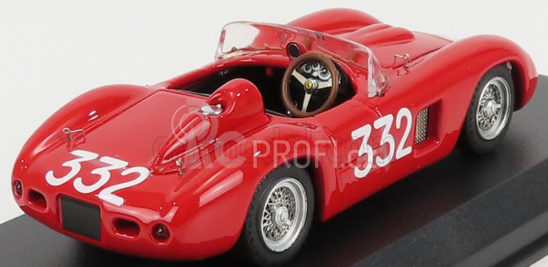 Art-model Ferrari 500tr Spider Ch.0640 N 332 Giro Di Sicilia 1957 C.rivolo 1:43 Red